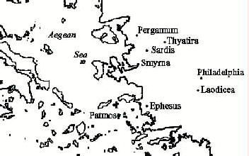 7 Churches Map